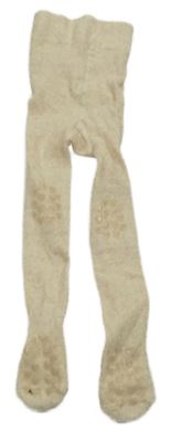 Béžové protiskluzové punčocháče Lupilu 