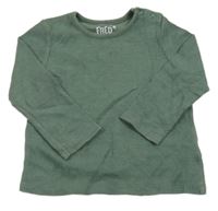 Khaki vzorované tričko F&F