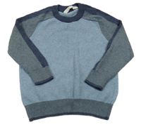 Světlemodro-tmavomodrý sveter John Lewis