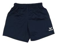Tmavomodré športové kraťasy s logem zn Erima