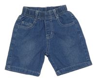 Modré rifľové kraťasy Jems