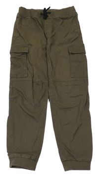 Olivové cargo cuff rifle H&M