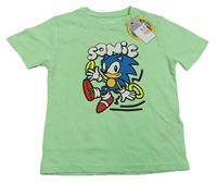 Světlezelené tričko se Sonicem PRIMARK
