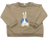 Hnedá mikina s králíčkem - Peter Rabbit M&S