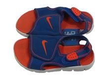Modro-lososové neoprenové sandály s logom Nike vel. 29,5