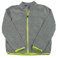 Sivá melírovaná fleecová prepínaci mikina Kids