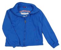 Modrá prepínaci tepláková mikina s nápismi a číslom