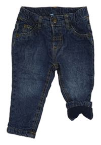 Tmavomodré podšité rifle ZEEMAN