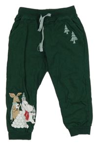 Tmavozelené tepláky - Mumínci PEPCO