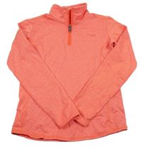 Kriklavoě oranžová melírovaná thermo mikina Protest