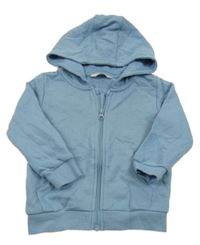 Modrá prepínaci mikina s kapucňou F&F