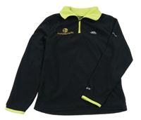 Čierna fleecová funkčná mikina s logom TRESPASS