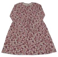 Staroružové kvietkovane šaty H&M