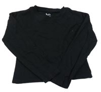 Černé crop triko C&A