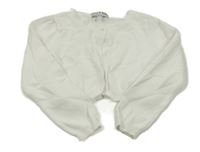 Bílé propínací svetrové bolérko C&A