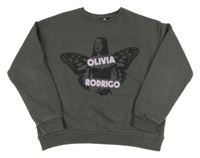 Tmavosivá mikina s potiskem - OLIVIA RODRIGO PRIMARK