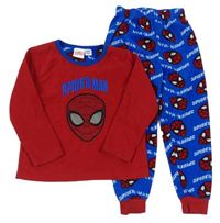 Červeno-modré fleecové pyžamo Spiderman zn. Marvel