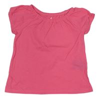 Tmavoružové tričko zn. H&M