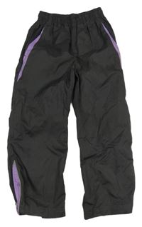 Antracitové šusťákové nepromokavé kalhoty Alive