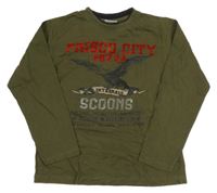 Khaki triko s orlem Dognose