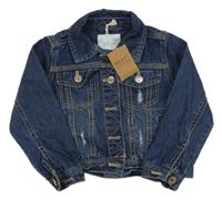 Nové - Modrá riflová bunda s prošoupáním Next