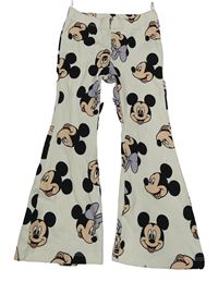 Smetanové žebrované flare legíny s Minnie C&A