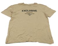 Hnedé tričko s nápisom River Island