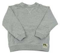 Sivá melírovaná mikina H&M