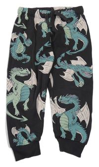 Antracitové tepláky s draky H&M