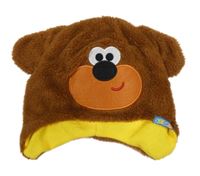 Hnědá chlupatá podšitá čepice - HejHafí F&F