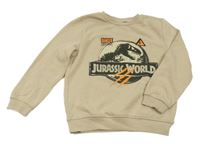Světlebéžová mikina s dinem - Jurský svět Primark