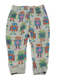 Sivo-farebné tepláky s robotmi M&S