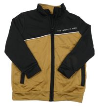 Hnedo-čierna športová prepínaci mikina George