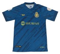 Petrolejový vzorovaný fotbalový dres - Ronaldo 