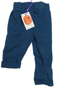 Nové - Petrolejové chino nohavice Miniclub