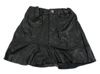 Čierna koženková sukňa H&M