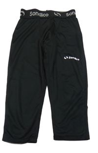 Černé funkční 3/4 spodní kalhoty Sondico