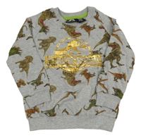 Sivá mikina s diny - Jurský svět