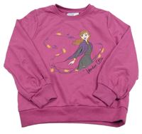 Fialová mikina s Annou Disney