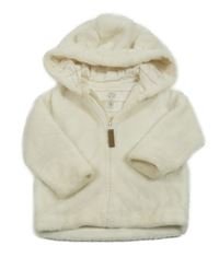 Smotanová plyšová prepínaci mikina s kapucňou F&F