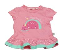 Růžovo-tyrkysová tunika s melouny Liegelind