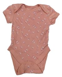 Ružové kvetované body Primark