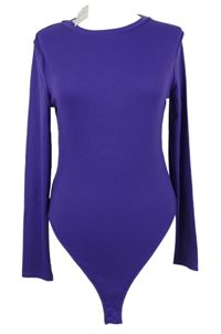 Dámské fialové žebrované body Primark 