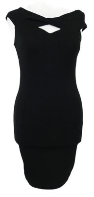Dámské černé pouzdrové šaty Miss Selfridge 