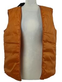 Nové - Dámská oranžová šusťáková zateplená vesta River Island 