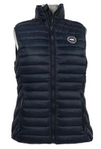 Dámská tmavomodrá šusťáková zateplená vesta Soulcal&Co