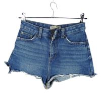 Dámské modré roztřepené riflové kraťasy Denim 
