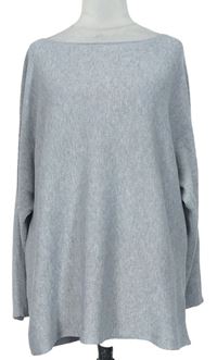 Dámsky sivý voľné ý sveter H&M