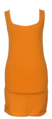 Dámske oranžové bavlnené šaty Papaya