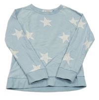 Svetlomodrá mikina s hviezdami H&M